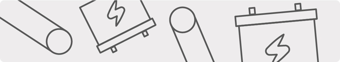 Scrap metal lead graphic showing image outlines on a gray background