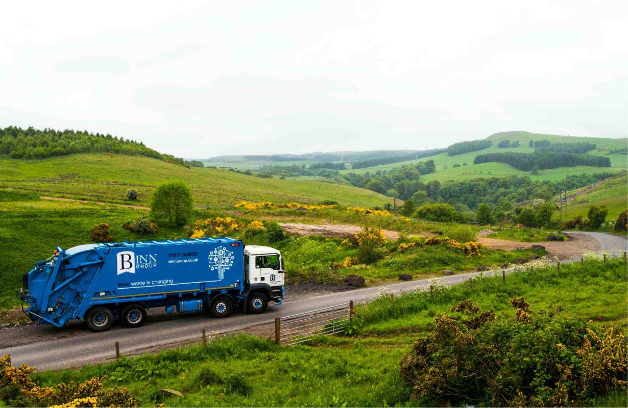 Binn Group truck on the road